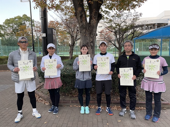 一般Bクラス入賞ペアの皆さん