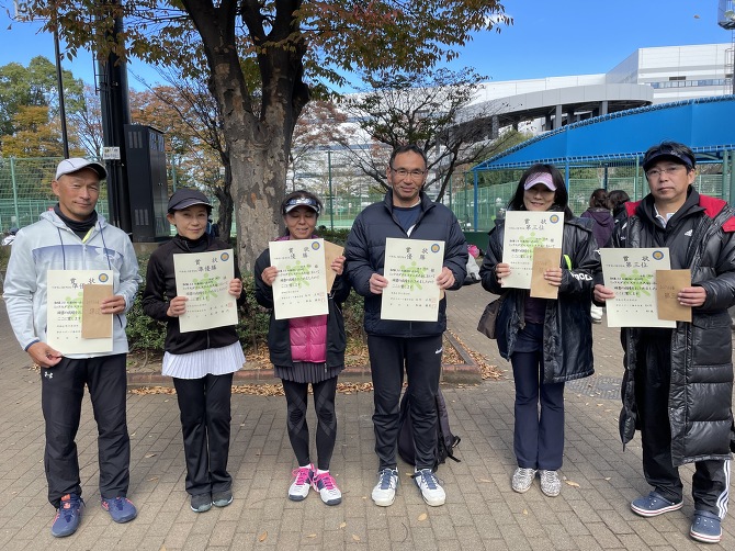 ベテラン110クラスの入賞ペアの皆さん